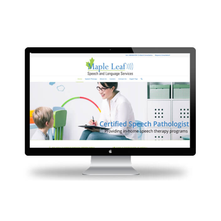 Website Design for Speech Therapist